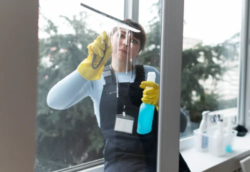 Nettoyage de vitres intérieures et extérieures à la Chevallerais
